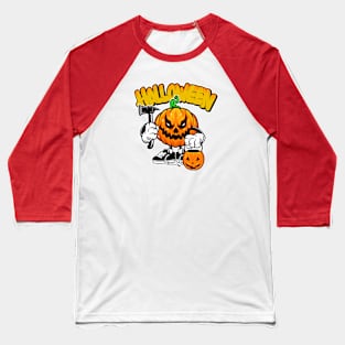 Halloween cool pumpkin Baseball T-Shirt